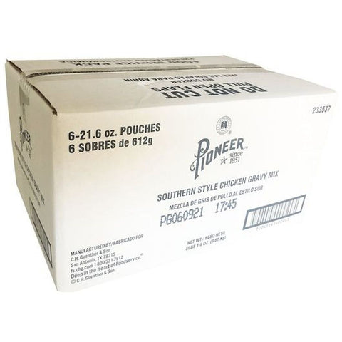 Pioneer Southern Style Chicken Gravy Mix, 21.6 Ounce -- 6 per case