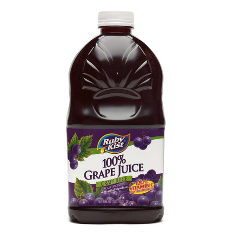 Ruby Kist Juice Grape Grip Plastic Bottle, 46 Ounce -- 12 Case