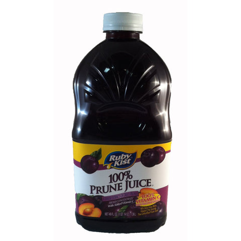 Ruby Kist Juice Prune Grip Plastic Bottle, 46 Ounce -- 12 Case