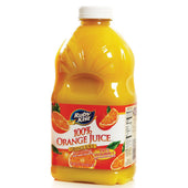 Ruby Kist Juice Orange Grip Plastic Bottle, 46 Ounce -- 12 Case