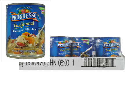 Progresso Chicken Wild Rice Soup, 19 Ounce -- 12 per case.