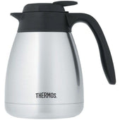 Thermos Stainless Steel Push Button Carafe, 34 Ounce -- 6 per case