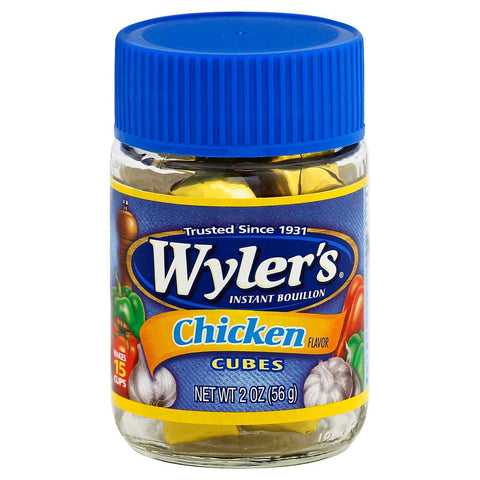 Wylers Chicken Bouillon Cubes -- 360 per case.