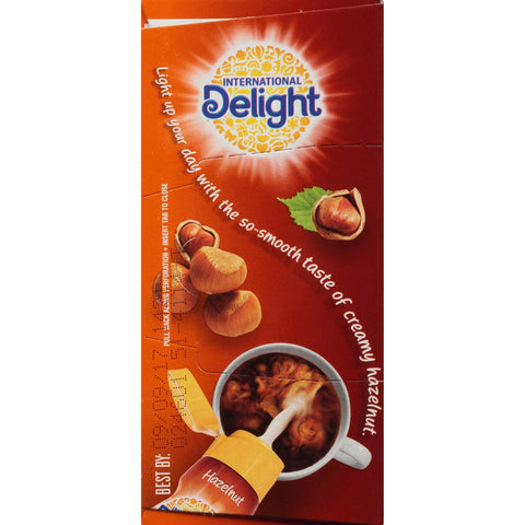 International Delight Hazelnut Creamer - Aseptic Pack, 10.5 Fluid Ounce -- 6 per case.