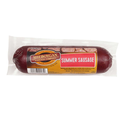 Sheboygan Summer Sausage, 9 Ounce -- 12 per case.