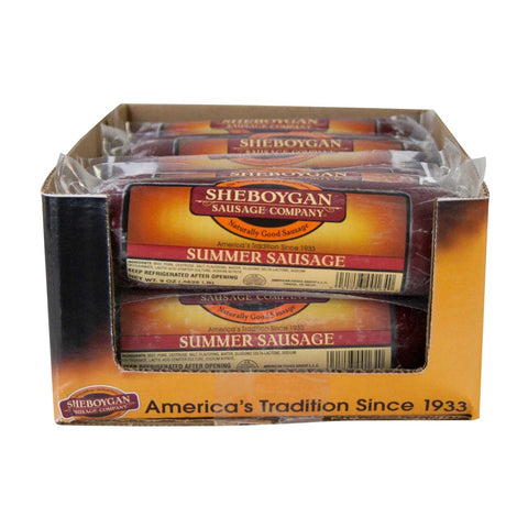 Sheboygan Summer Sausage, 9 Ounce -- 12 per case.