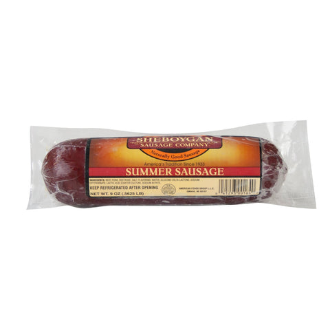 Sheboygan Summer Sausage, 9 Ounce -- 12 per case.