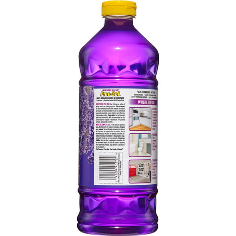 Pine Sol Lavender Clean Cleaner, 48 Fluid Ounce -- 8 per case.