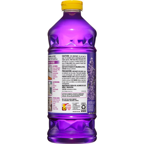 Pine Sol Lavender Clean Cleaner, 48 Fluid Ounce -- 8 per case.