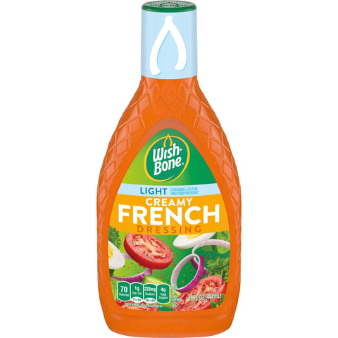 Wish-Bone Light Creamy French Dressing, 15 fluid ounce -- 6 per case