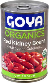 Goya Organic Red Kidney Beans - Habichuelas Coloradas, 15.5 Ounce -- 24 per case.