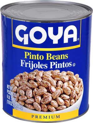 Goya Pinto Beans - 110 oz. can, 6 cans per case