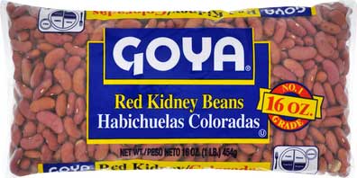 Goya Dry Red Kidney Beans - 16 oz. bag, 24 bags per case