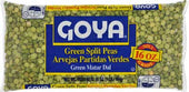 Goya Dry Green Split Peas - 16 oz. bag, 24 bags per case