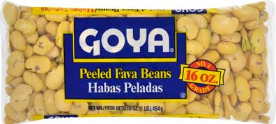 Goya Dry Peeled Fava Beans - 16 oz. bag, 24 bags per case