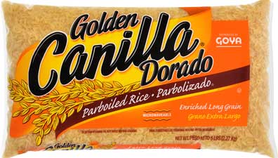 Goya Golden Canilla Parboiled Rice, 5 Pound -- 12 per case.
