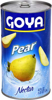Goya Pear Nectar Juice, 42 Ounce -- 12 per case.