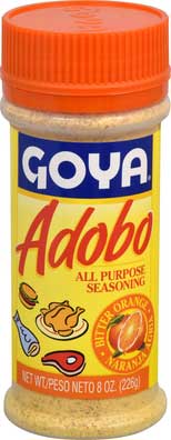 Goya Adobo Seasoning with Naranja Agria (Bittersweet Orange) - 8 oz. jar, 24 per case