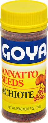 Goya Whole Annatto Seed - 8 oz. jar, 24 per case
