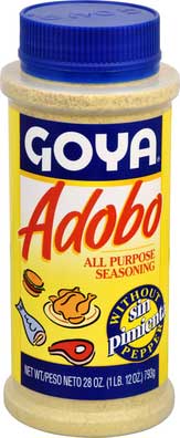 Goya Adobo Seasoning without Pepper - 28 oz. jar, 12 per case