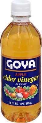 Goya Apple Cider Vinegar, 16 Ounce -- 24 per case.