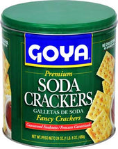 Goya Soda Cracker - 24 oz. canister, 12 per case