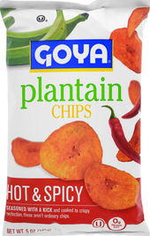 Goya Hot and Spicy Plantain Chips, 5 Ounce -- 12 per case