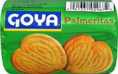 Goya Palmeritas Cookies - 8 count per pack -- 4 packs per case