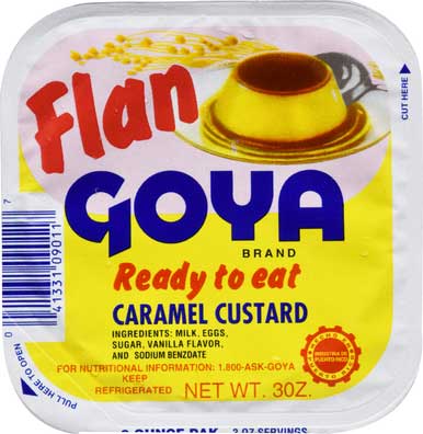 Goya Singles Flan, 3 Ounce -- 24 per case.