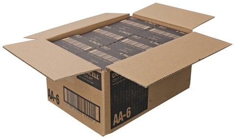 Duracell Optimum AA 6 Alkaline Battery, 6 count per pack -- 24 per case