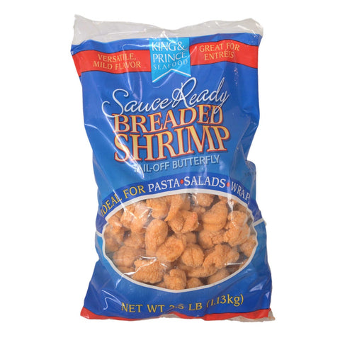 King and Prince Original Buffalo Tail Off Shrimp, 2.5 Pound -- 4 per case.