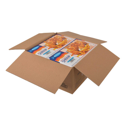 King and Prince Clean Tail Breaded Butterfly Shrimp - 12/15, 3 Pound -- 4 per case.