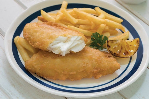 Mrs Fridays Craft Beer Battered Cod, 3 Ounce -- 4 per case.