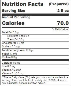 Fruit In Hand Tangerine Velvet Craft Puree, 32 Fluid Ounce -- 6 per case