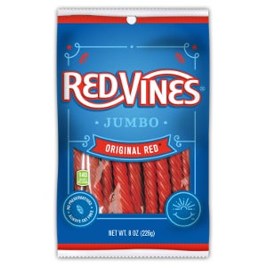 Red Vines Original Red Twists - 8 oz. bag, 12 per case