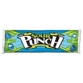 American Licorice King Size Blue Raspberry Sour Punch Straw Candy, 4.5 Ounce -- 24 per case.
