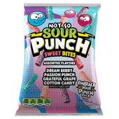 Sour Punch Sweet Bites Assorted Flavors Cotton Candy, 5 Ounce -- 12 per case