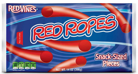 Red Vines Red Ropes Candy, 14 Ounce Bag -- 12 per case