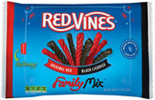Red Vines Family Mix Original Red Black Licorice Twists Candy, 30 Ounce Bag -- 12 per case
