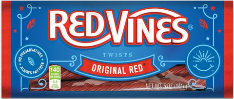 Red Vines Original Red Twists - Display, 5 Ounce Tray -- 48 per case