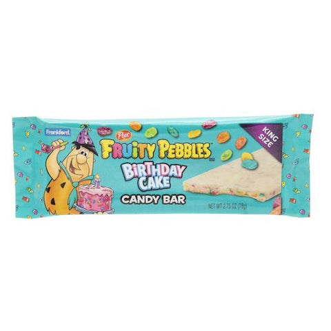 Frankford Fruity Pebbles Birthday Cake Candy Bar, 2.75 Ounce - 18 per pack -- 6 packs per case