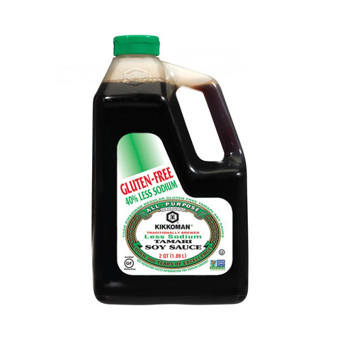 Kikkoman Gluten Free Low Sodium Tamari Soy Sauce, 0.5 Gallon -- 6 per case.