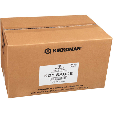 Kikkoman Gluten Free Soy Sauce, 2 Quart -- 6 per case.