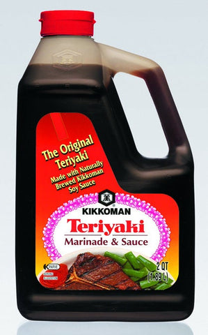 Kikkoman Teriyaki Marinade and Sauce, 0.5 Gallon -- 6 per case.