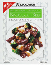 Kikkoman Broccoli Beef Seasoning Mix, 1 Ounce -- 12 per case
