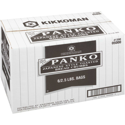 Kikkoman Panko Japanese Style Toasted Bread Crumb, 2.5 Pound -- 6 per case.