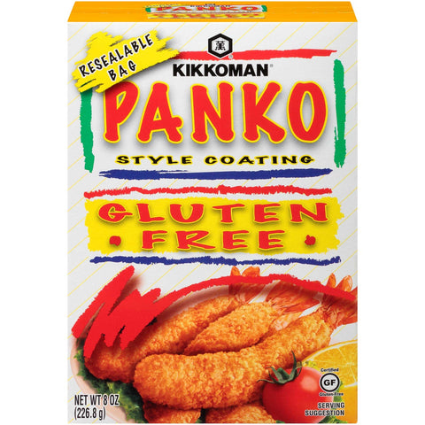 Kikkoman Gluten Free Panko Style Coating, 8 Ounce -- 12 per case.
