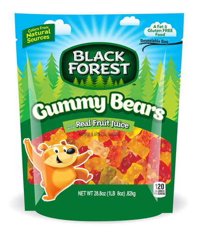 Black Forest Gummy Bears Doy Pack, 28.8 Ounce -- 6 per case.