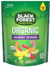 Black Forest Organic Gummy Worms, 8 Ounce -- 6 per case