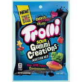 Trolli Gummi Creations Martian Mix Sour Candy, 4.25 Ounce -- 12 per case